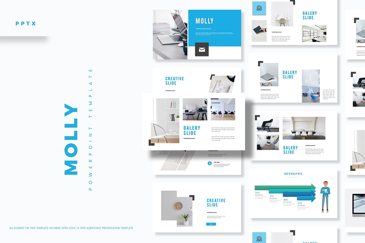Molly - Powerpoint Template in PowerPoint Templates - product preview 8