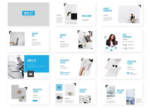 Molly - Powerpoint Template in PowerPoint Templates - product preview 1