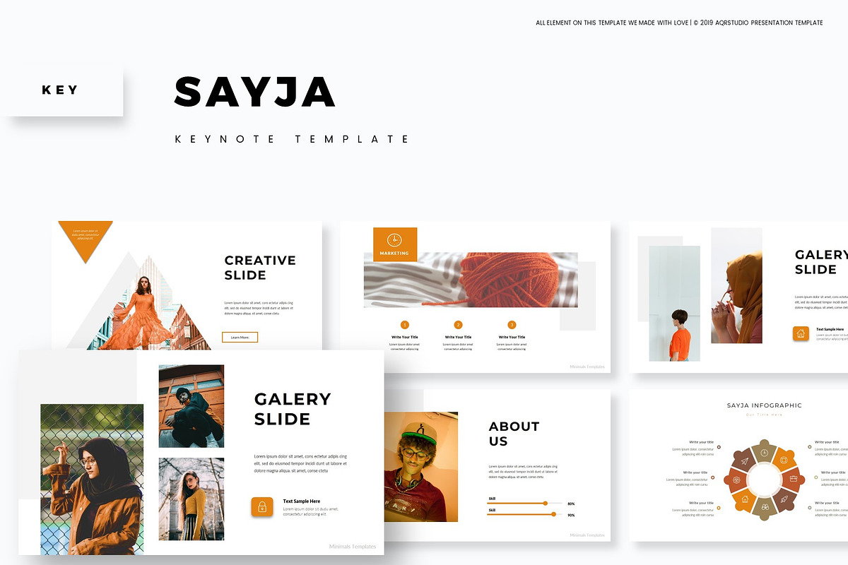 Sayja - Keynote Template in Keynote Templates - product preview 8