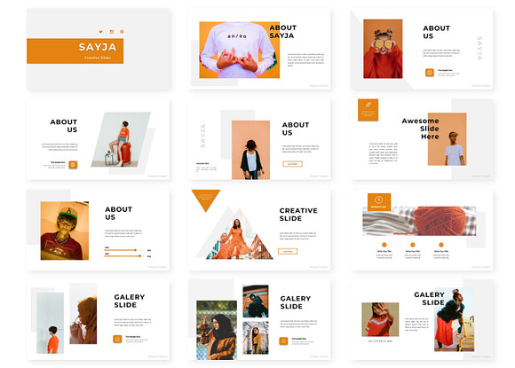 Sayja - Keynote Template in Keynote Templates - product preview 1