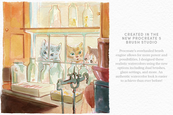 Watercolor Kit – Procreate Brushes in Add-Ons - product preview 10