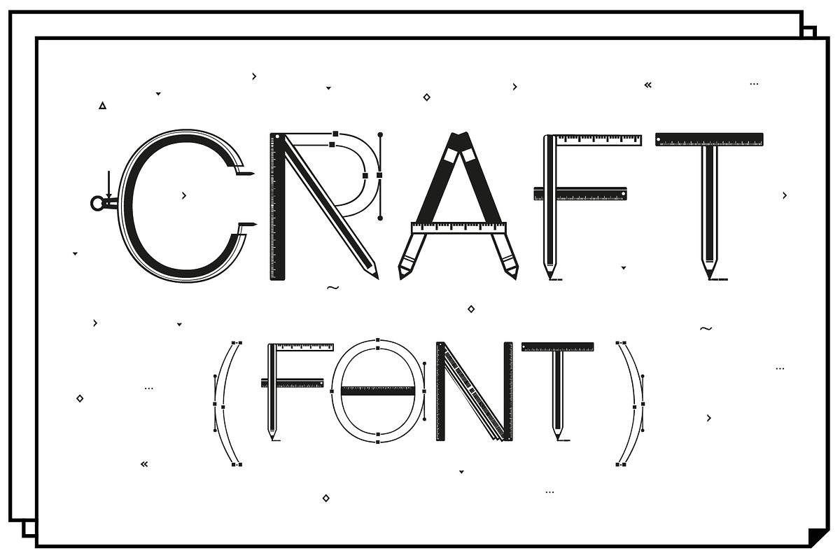 Craft Font in Display Fonts - product preview 8