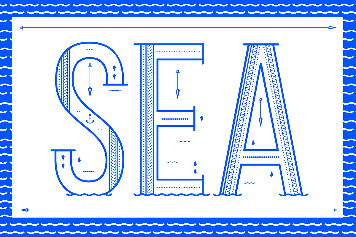 Sea Font in Display Fonts - product preview 8