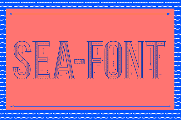 Sea Font in Display Fonts - product preview 1