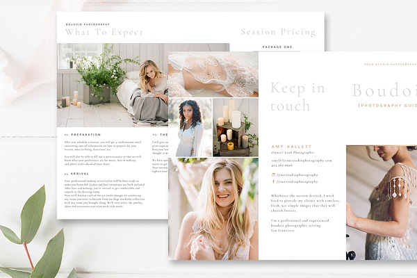 Photography Trifold Brochure PSD