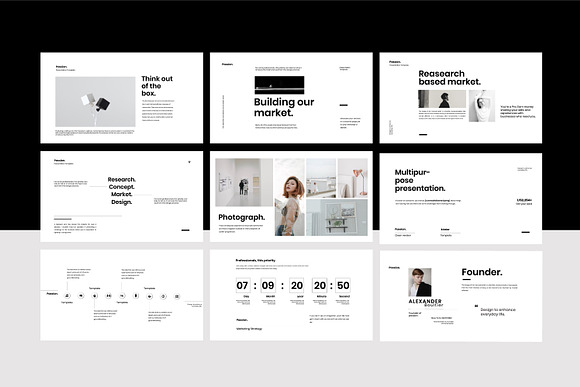 Passion - Minimal google slide in Google Slides Templates - product preview 5
