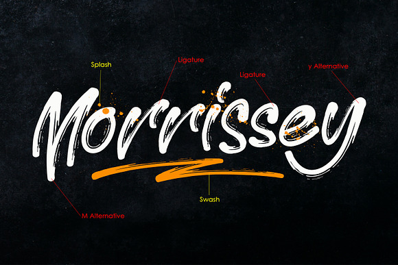 Morrissey in Display Fonts - product preview 7