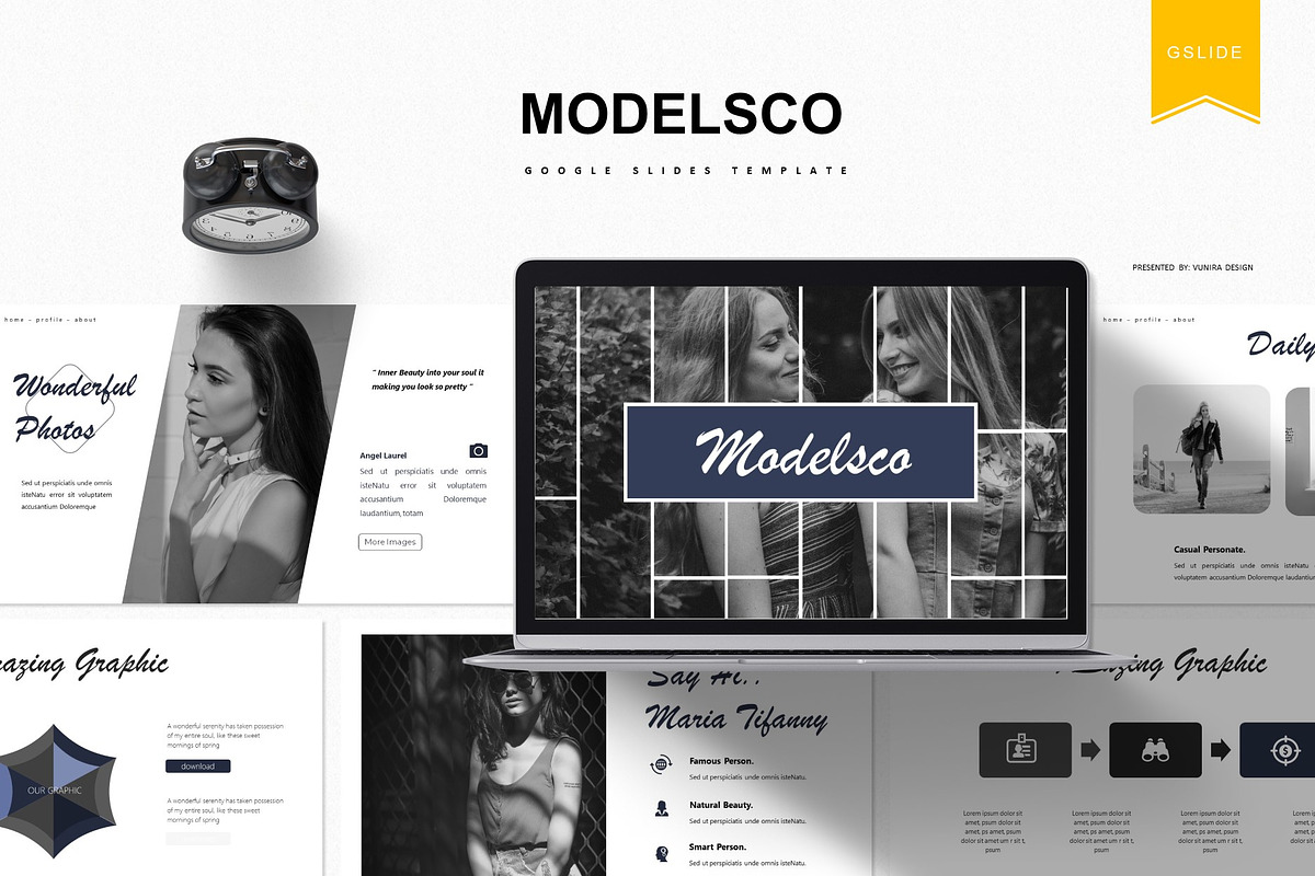 Modelsco | Google Slides Template in Google Slides Templates - product preview 8