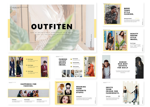 Outfiten | Powerpoint Template in PowerPoint Templates - product preview 1
