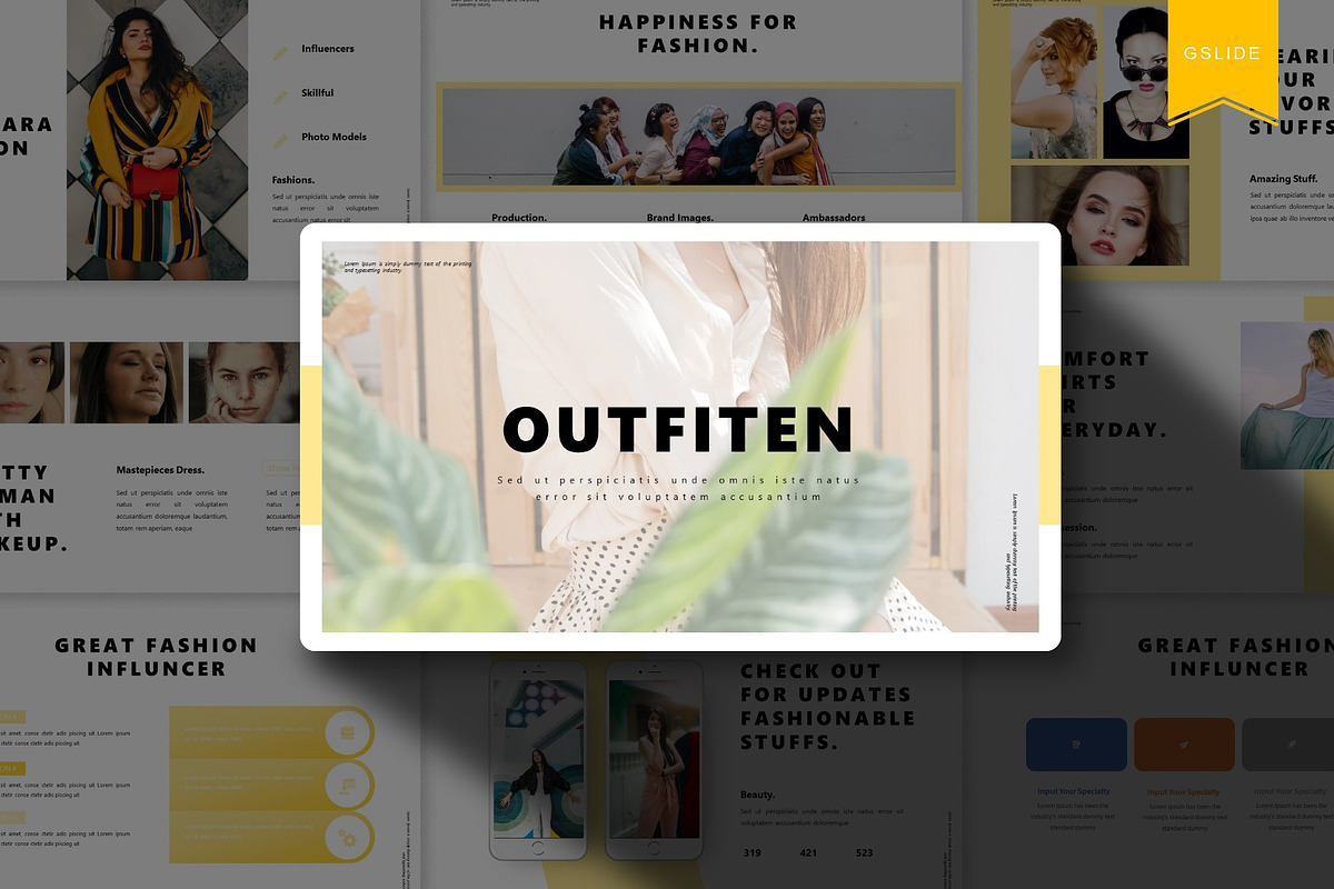 Outfiten | Google Slides Template in Google Slides Templates - product preview 8
