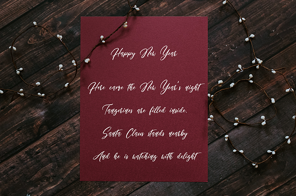 Christmas Miracle Brush Script in Script Fonts - product preview 4