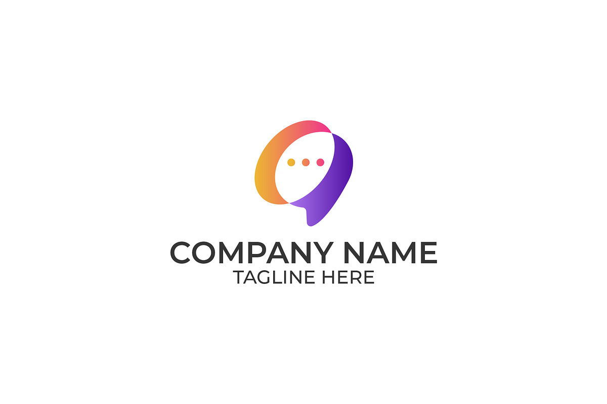 Chat Logo Design in Logo Templates - product preview 8