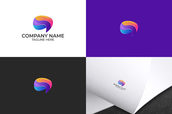 Chat Logo Design in Logo Templates - product preview 1