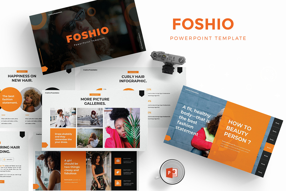 Foshio - Powerpoint Template in PowerPoint Templates - product preview 8