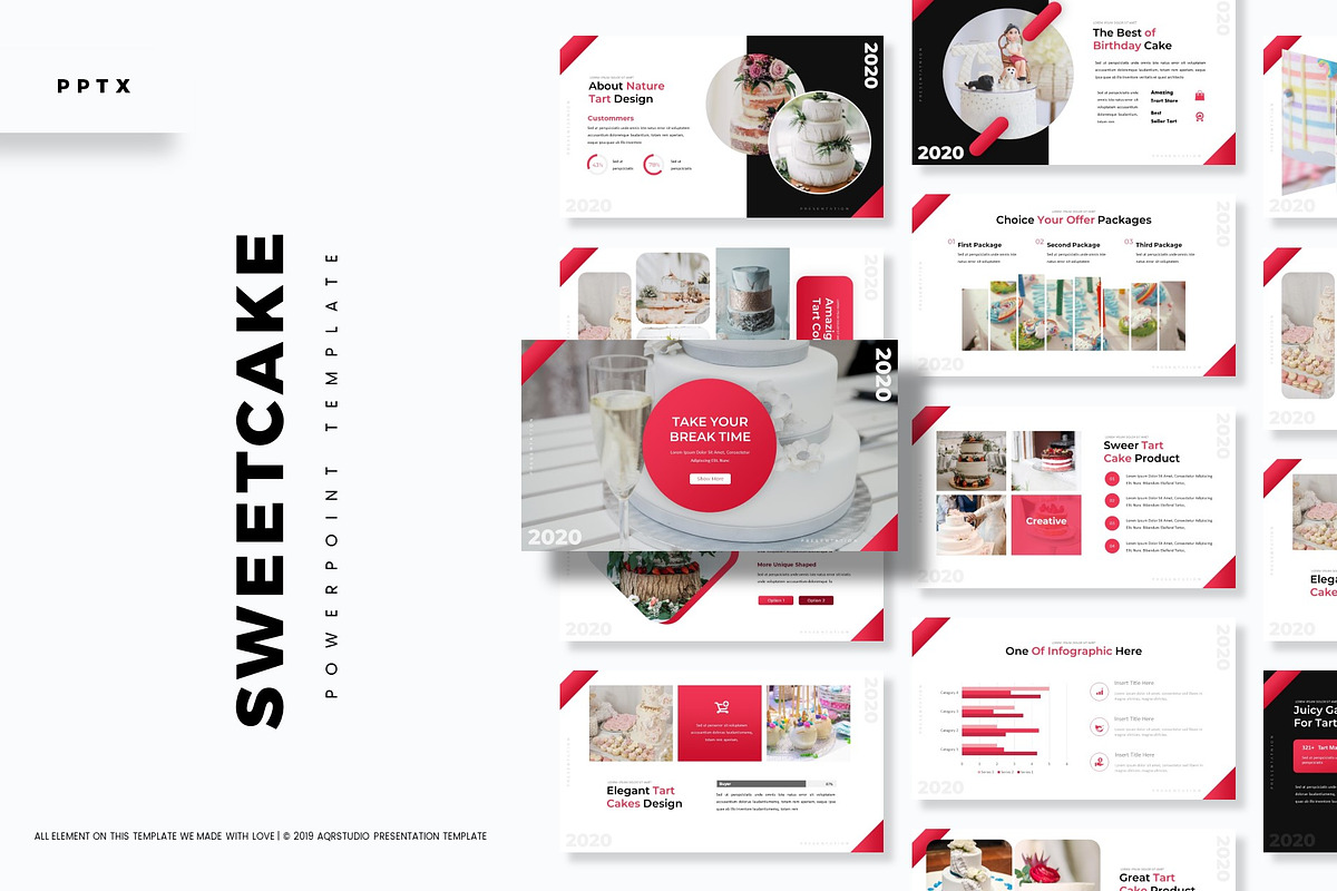 Sweetcake - Powerpoint Template in PowerPoint Templates - product preview 8