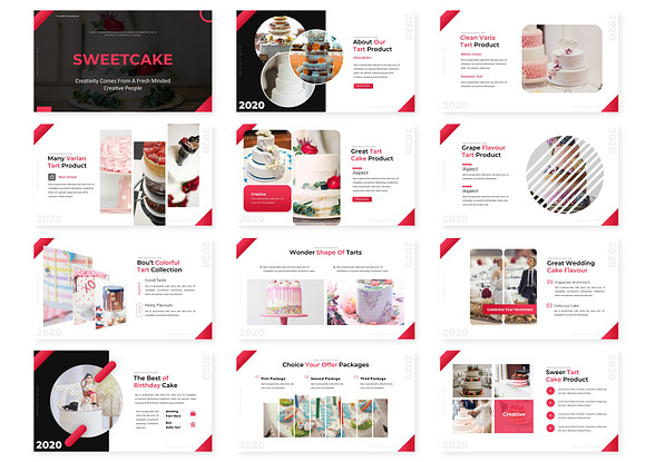 Sweetcake - Powerpoint Template in PowerPoint Templates - product preview 1