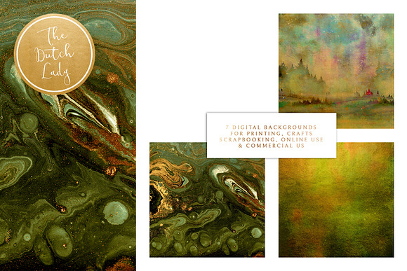 Digital Backgrounds Forest Fire in Textures - product preview 2