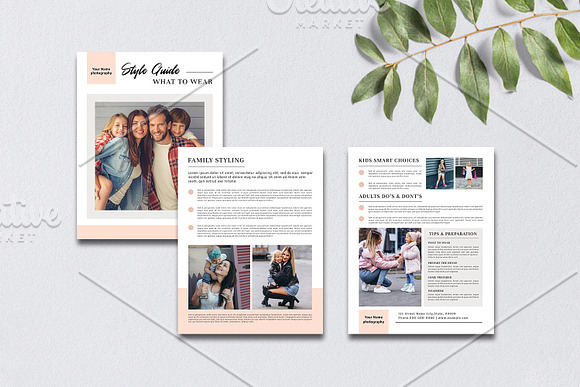 Style Guide Template V01 in Flyer Templates - product preview 1