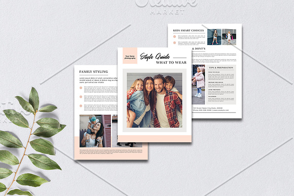 Style Guide Template V01 in Flyer Templates - product preview 2