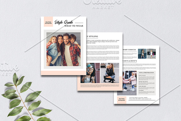Style Guide Template V01 in Flyer Templates - product preview 3