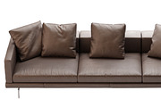 Dock Leather Sofa by B&B Italia