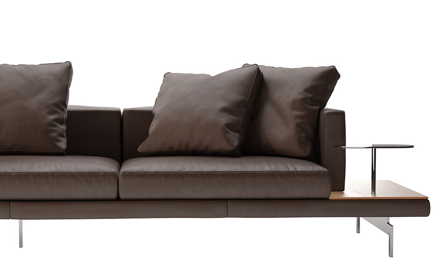 Dock Leather Sofa by B&B Italia in Furniture - product preview 5