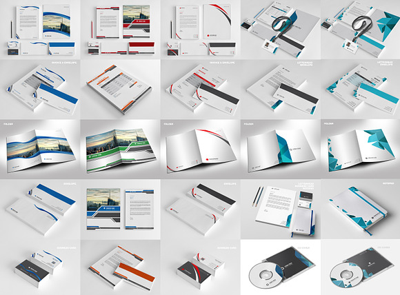 50 Corporate Identities Bundle in Stationery Templates - product preview 1