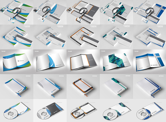 50 Corporate Identities Bundle in Stationery Templates - product preview 3