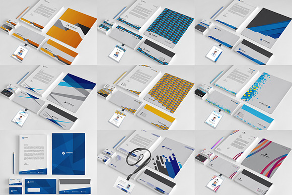 50 Corporate Identities Bundle in Stationery Templates - product preview 5