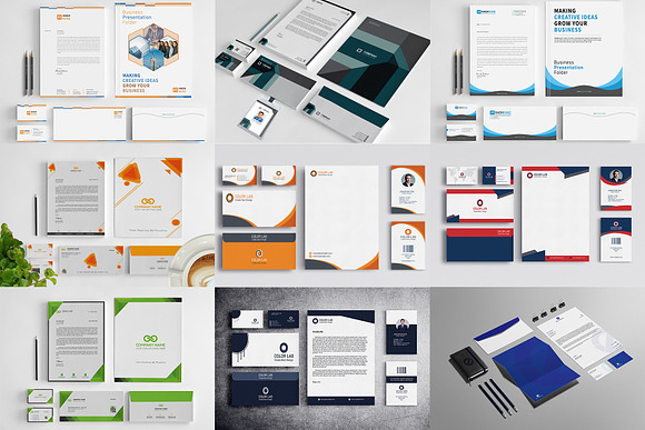 50 Corporate Identities Bundle in Stationery Templates - product preview 6