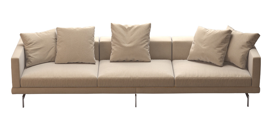 Dock Sofa by B&B Italia 295x99 in Furniture - product preview 2