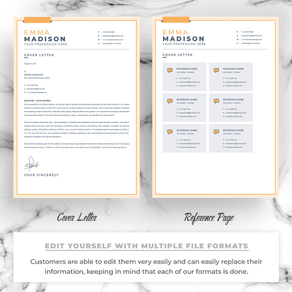 Apple Pages Resume / CV Template in Letter Templates - product preview 2