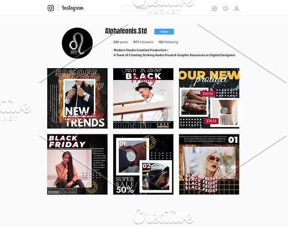 Black Friday Animated Stories Post in Instagram Templates - product preview 7