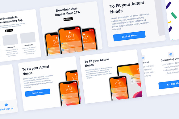 App Promotion Email Template in Mailchimp Templates - product preview 1