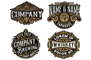 Four Old logos for packing
