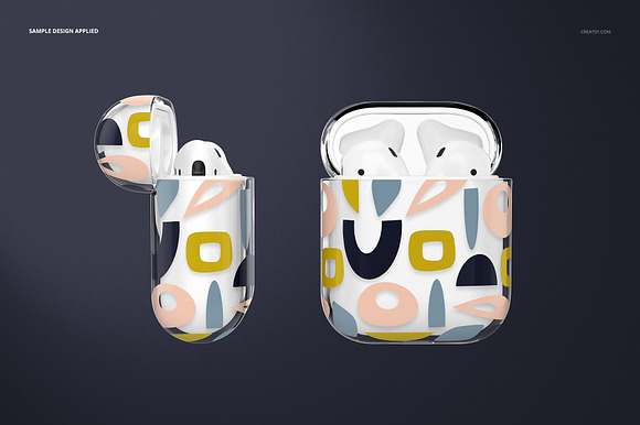 AirPods Clear Case Mockup Set 02 in Product Mockups - product preview 3