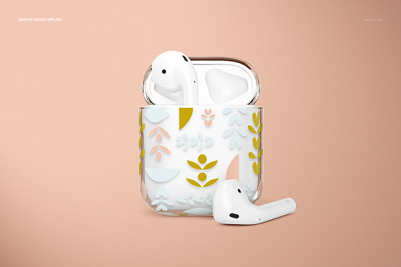 AirPods Clear Case Mockup Set 02 in Product Mockups - product preview 4