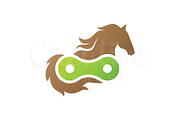 Chain Horse Logo