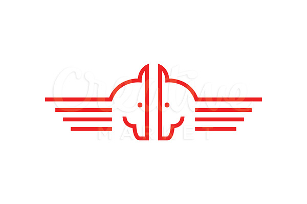 Wing Horse Logo