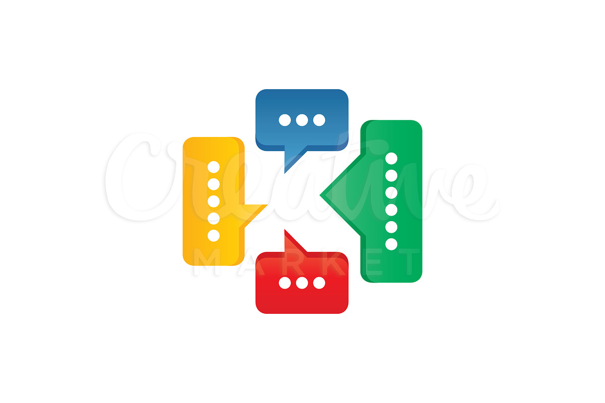 K Chat Logo in Logo Templates - product preview 8