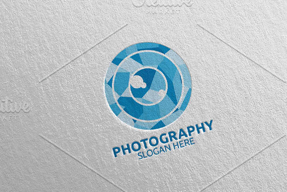 Stone Camera Photography Logo 46 in Logo Templates - product preview 1