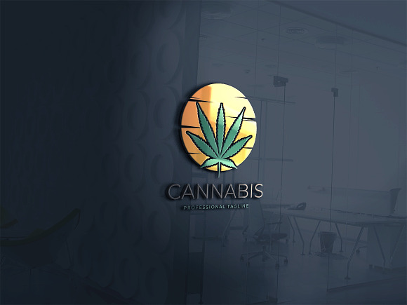 Cannabis Logo in Logo Templates - product preview 2