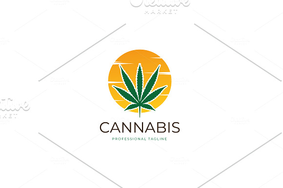 Cannabis Logo in Logo Templates - product preview 3