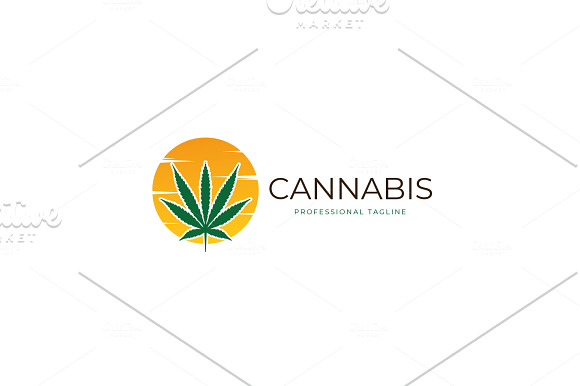 Cannabis Logo in Logo Templates - product preview 4