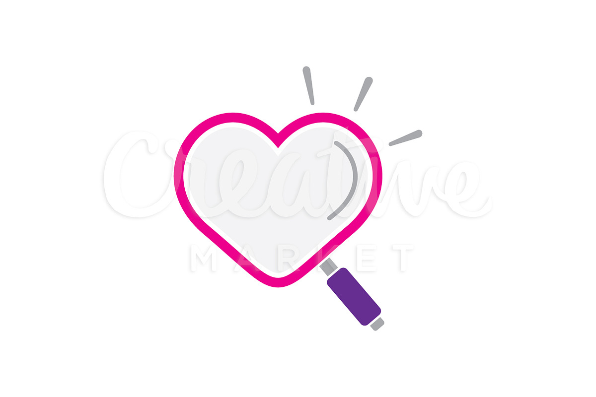 Love Search Logo in Logo Templates - product preview 8