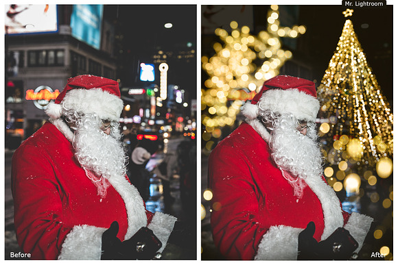 60 Christmas Gold Bokeh Overlays in Add-Ons - product preview 3