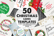 50 Christmas Cards Bundle