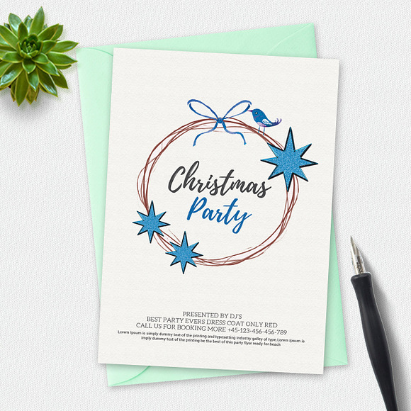 50 Christmas Cards Bundle in Card Templates - product preview 32
