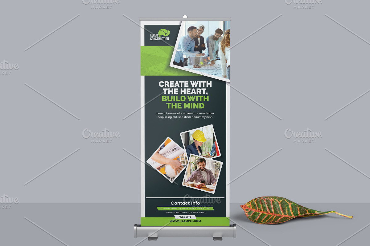 Product Roll-Up Banner in Flyer Templates - product preview 8