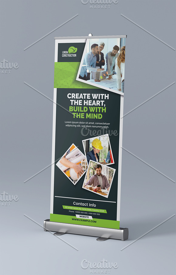 Product Roll-Up Banner in Flyer Templates - product preview 1